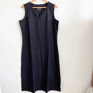 D&Co. Black sleeveless Maxi Dress
